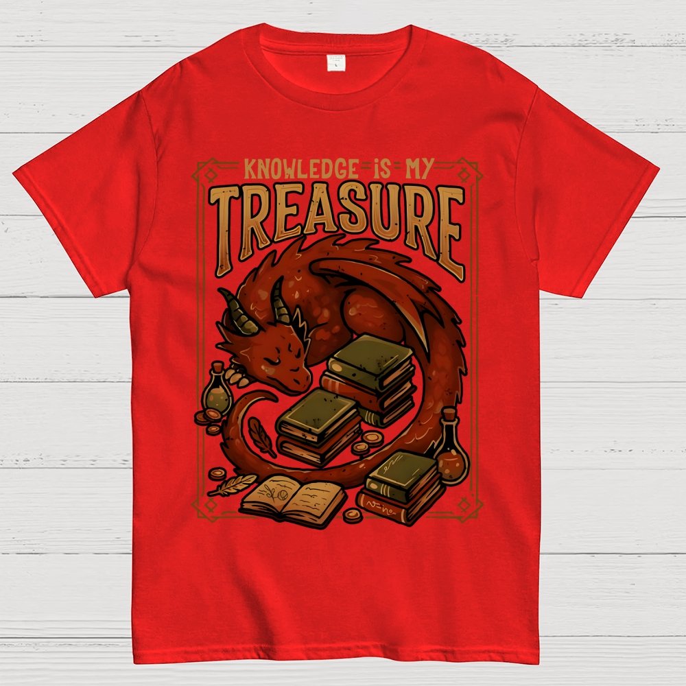 Knowledge Is My Treasure Geek T-Shirt
