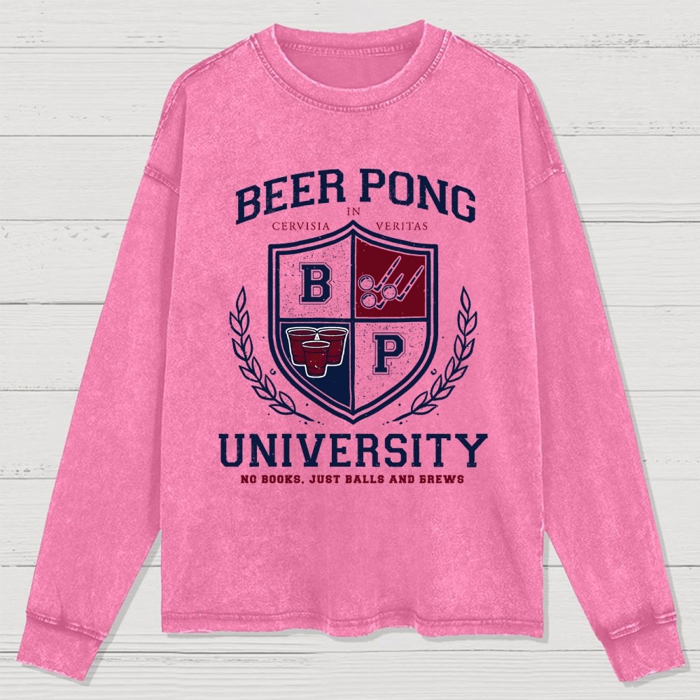BP University Washed Long Sleeve Tee