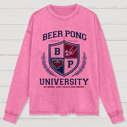 BP University Washed Long Sleeve Tee