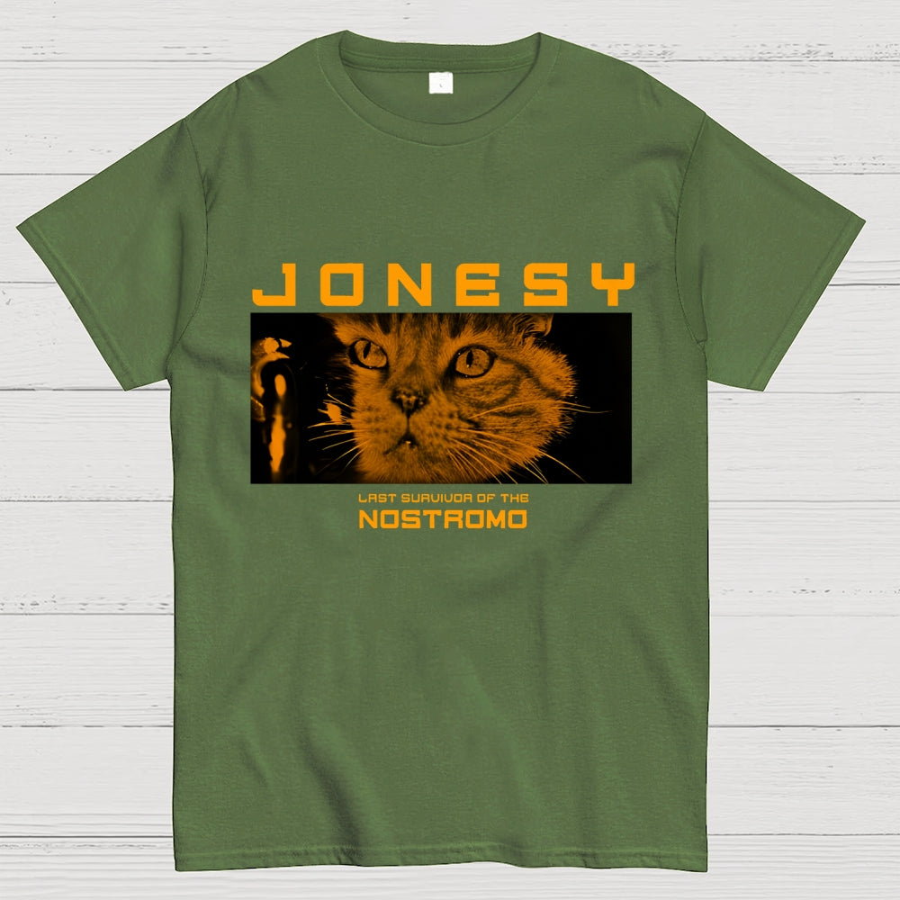 Jonesy Nostrocat Space Survivor Geek T-Shirt