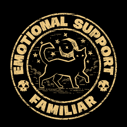 Emotionally Supportive Familiar Geek T-Shirt