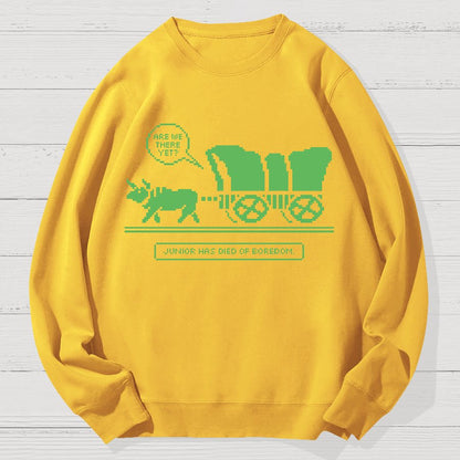 Oregon Road Trip Geek Cotton Sweatshirt