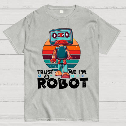 Trust Me I'm A Robot Funny Robotic Sci Fi Vintage Geek T-Shirt