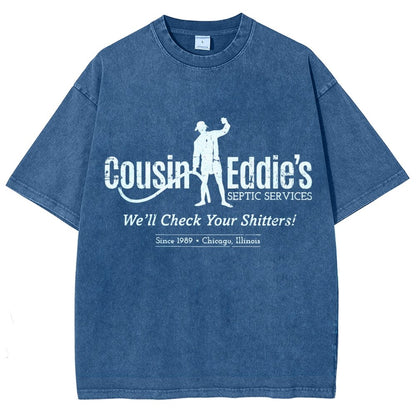 Neighbor Joe's Septic Services Vintage Distressed T-shirt