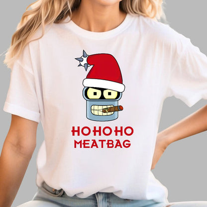 Ho-Ho-Ho！Meatbag Geek T-Shirt