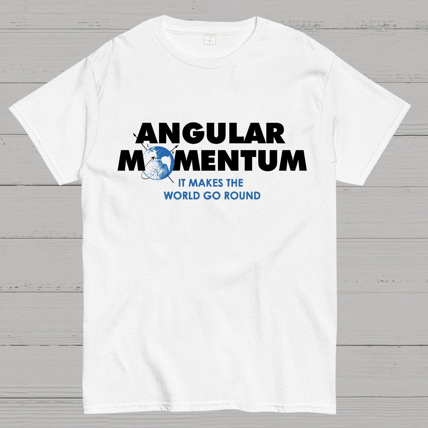 Angular Momentum Science Geeky T-Shirt
