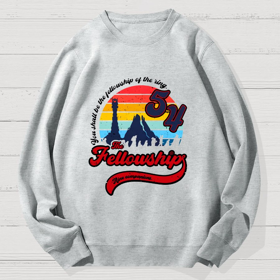 Nine Friends Geek Cotton Sweatshirt