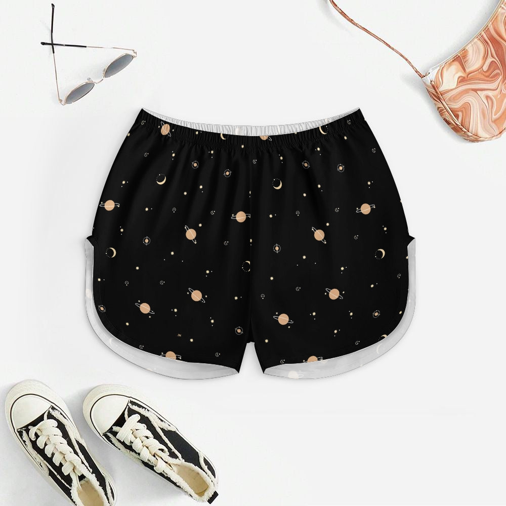 Stars And Moon Women's Geek Suspender Cami Set
