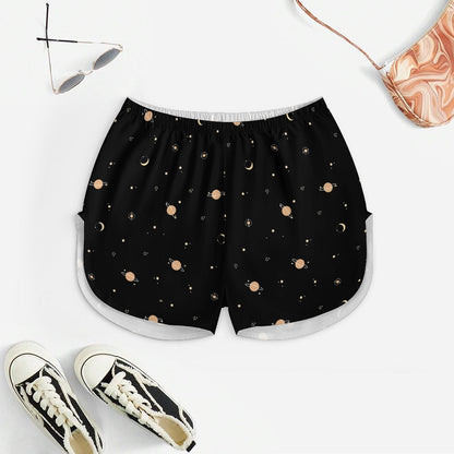 Stars And Moon Women's Geek Suspender Cami Set