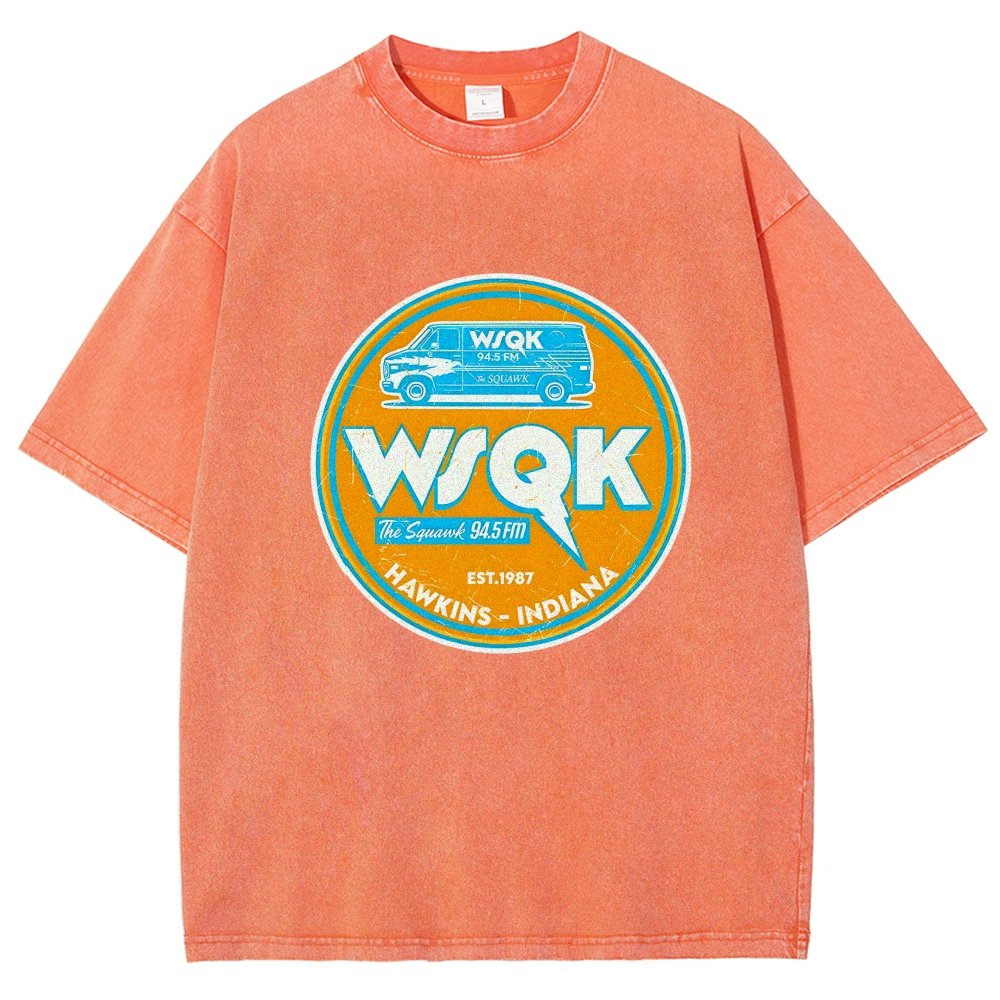 WSQK the Squawk Vintage Distressed T-shirt