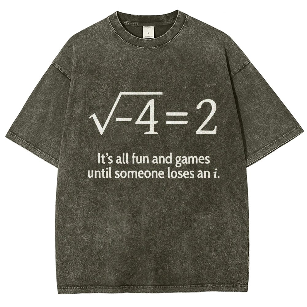 Funny Math Kids Shirt Vintage Distressed T-shirt