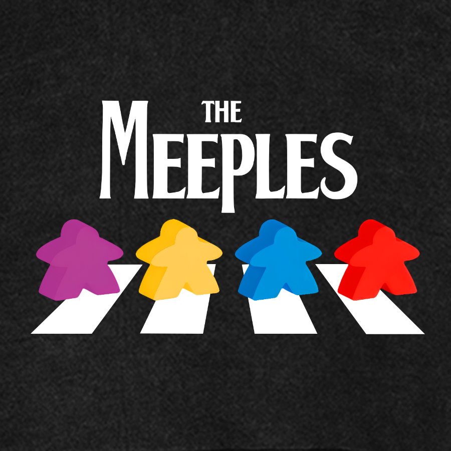 Board Gamer The Meeples, Fun Vintage Distressed Hoodie