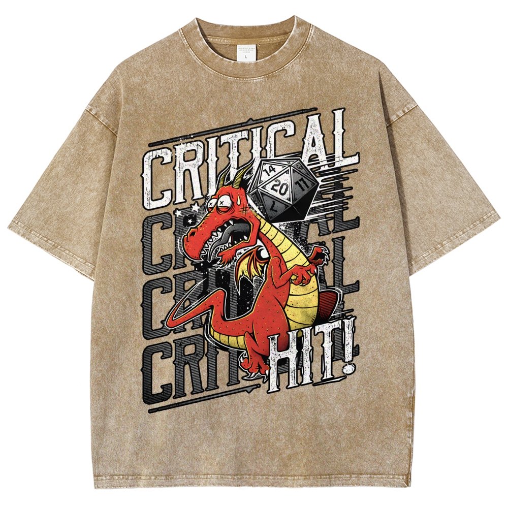 Super Crit Hit Vintage Distressed T-shirt