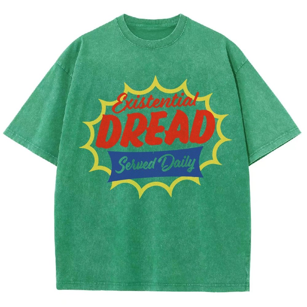 Existential Dread Vintage Distressed T-shirt