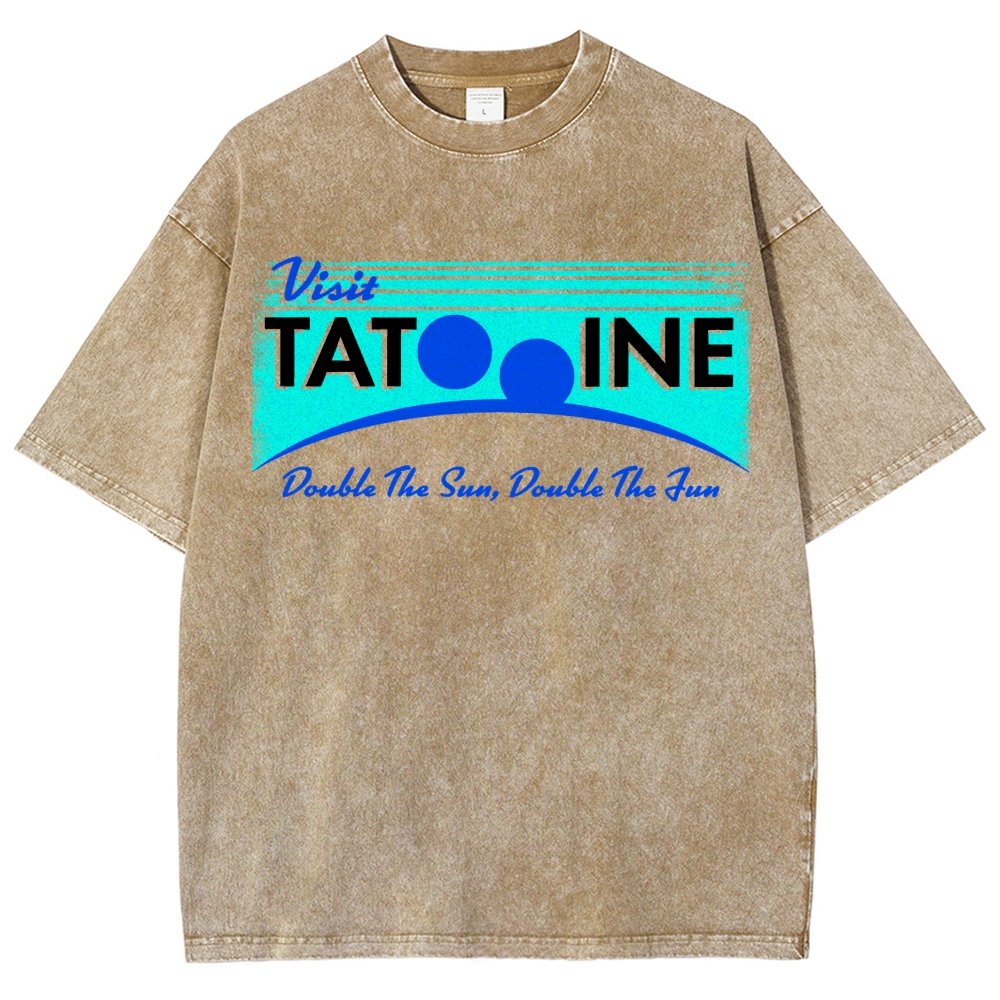 Double The Sun  Double The Fun Vintage Distressed T-shirt
