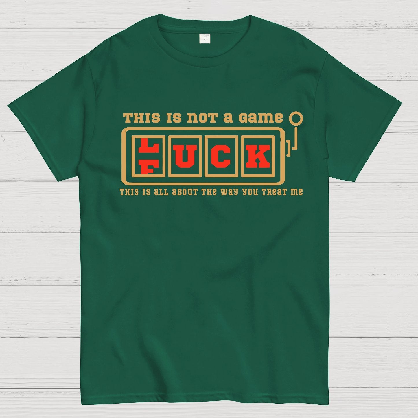 This Is Not A Game O Luck Or Fuck Geek T-Shirt