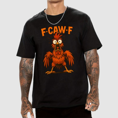 F-CAW-F – Angry Chicken Geek T-Shirt
