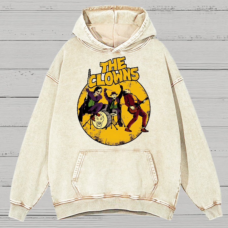 Horror Killer Rock Vintage Distressed Hoodie
