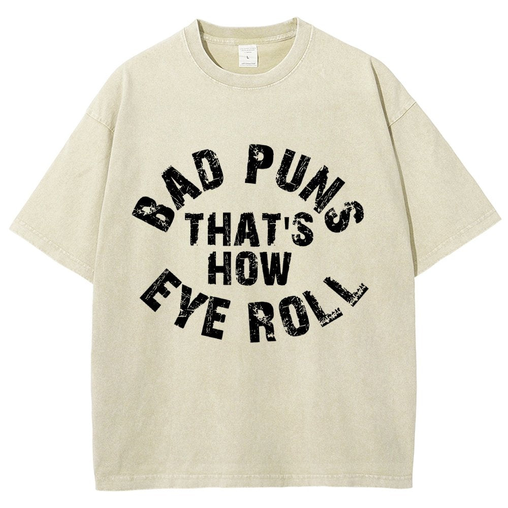 Eye Roll Vintage Distressed T-shirt