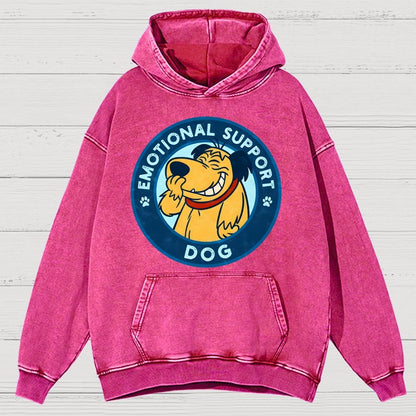 Dog Support Or Not? Vintage Distressed Hoodie