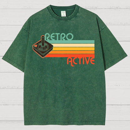Retro Active Vintage Distressed T-shirt