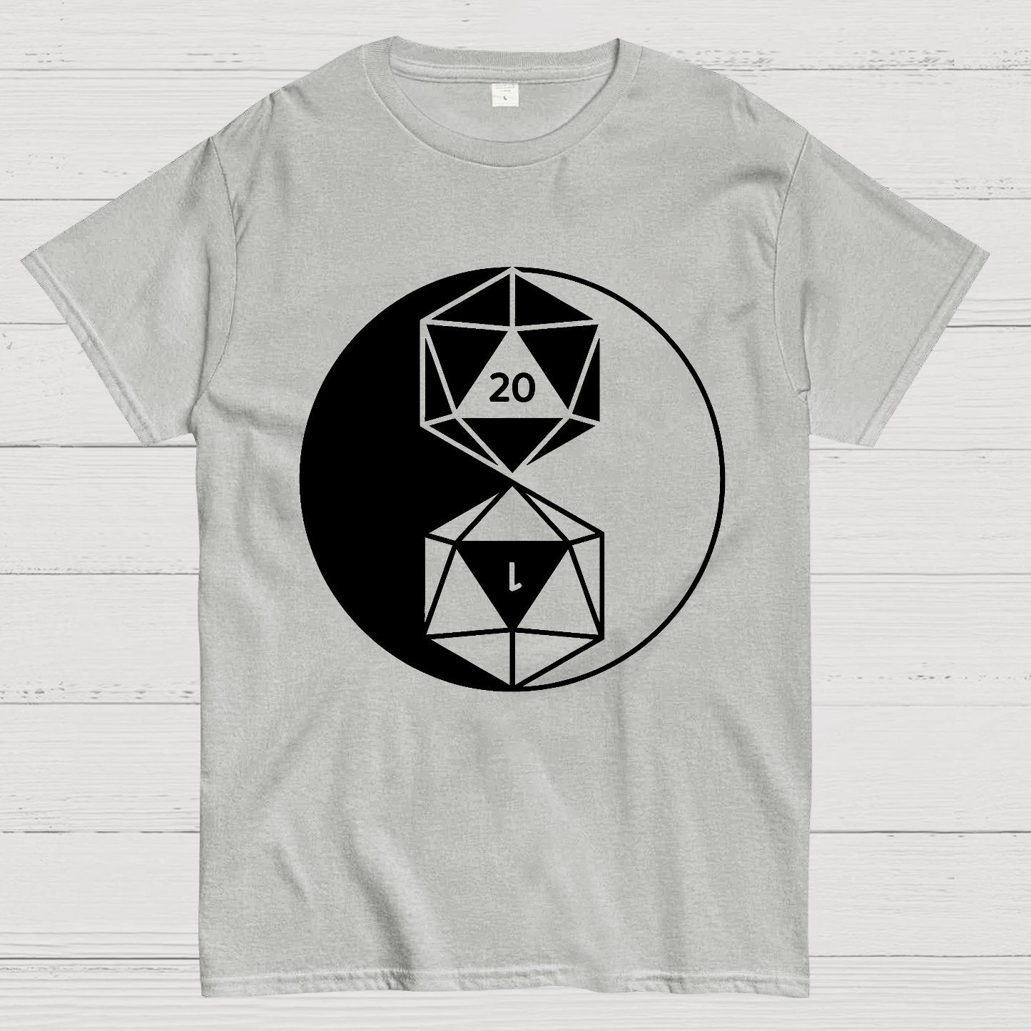 Dice Yin Yang Geek T-Shirt