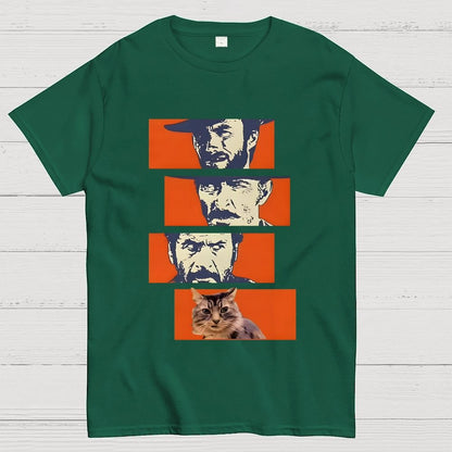 Buono Brutto Cattivo And Cat Geek T-Shirt