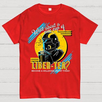 What about a cup of Liber-tea? Geek T-Shirt