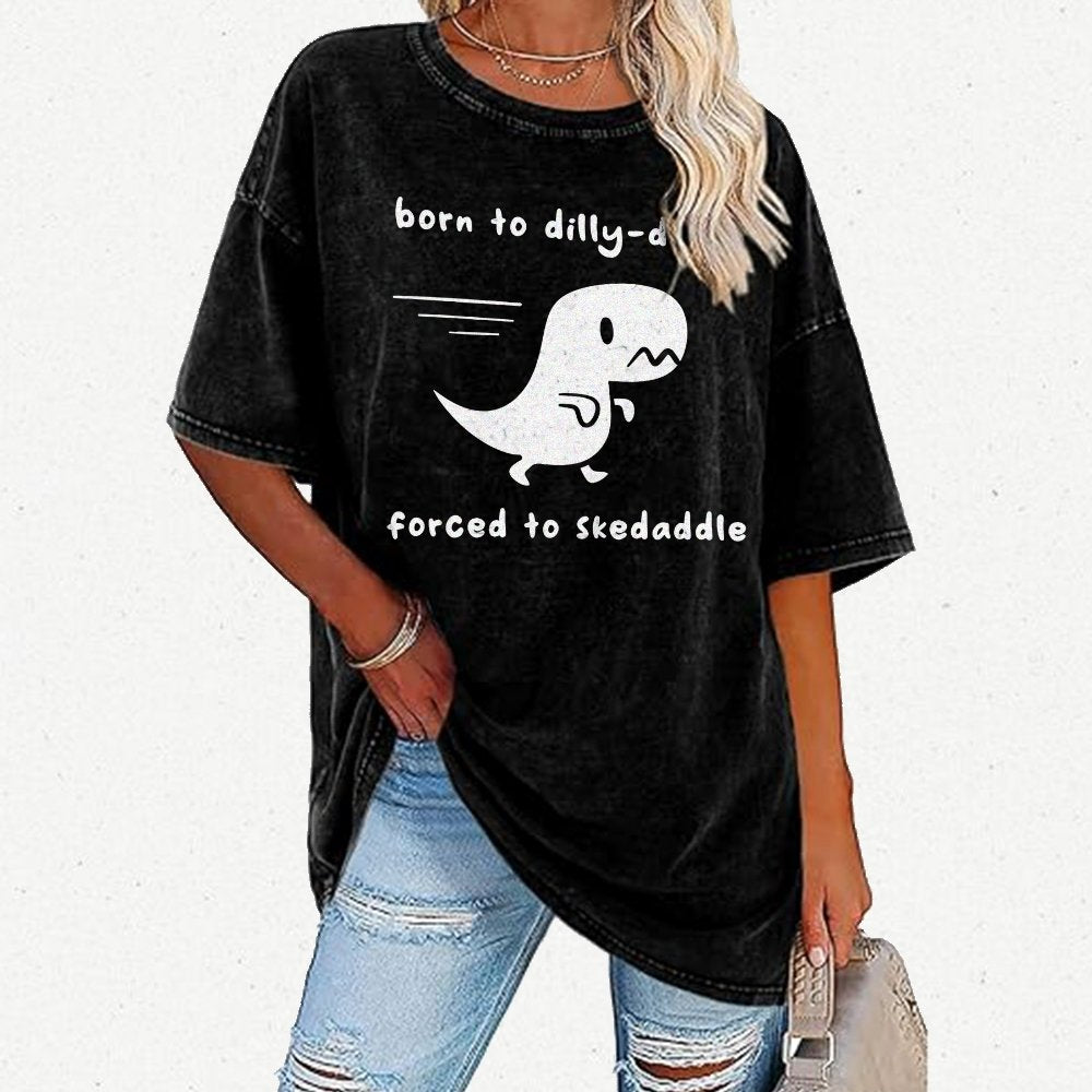 Forced To Skedaddle Vintage Distressed T-shirt