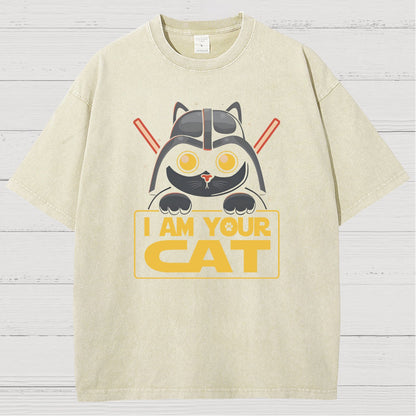I Am Your CAT Vintage Distressed T-shirt