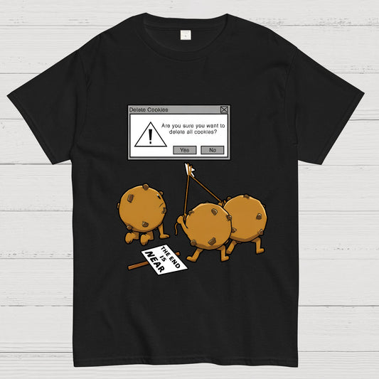 Funny Computer Nerd Geek Cookies Pun Wordplay Nerd T-Shirt
