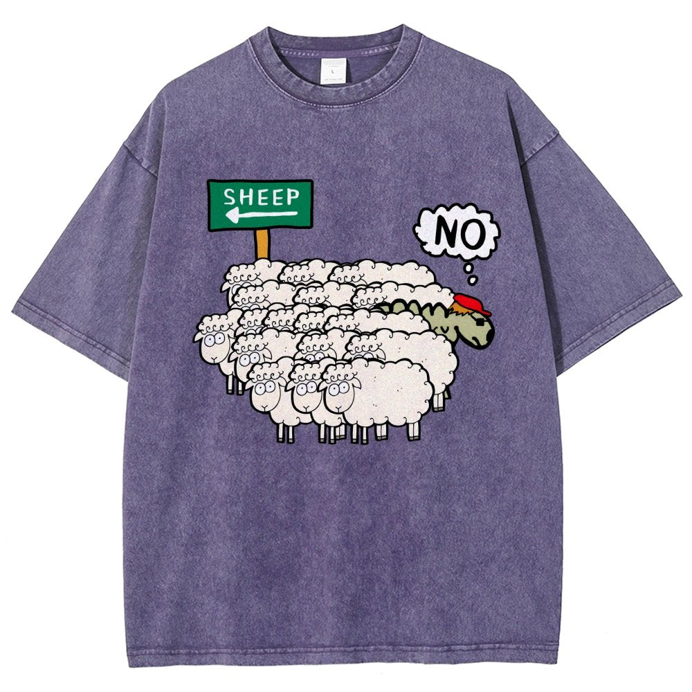 Don’T Be A Sheep Vintage Distressed T-shirt