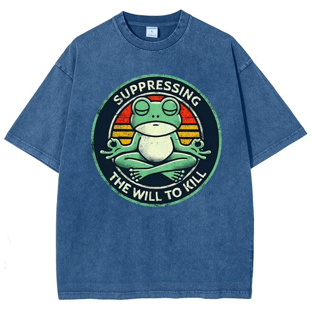 Suppressing The Will To Kill Vintage Distressed T-shirt