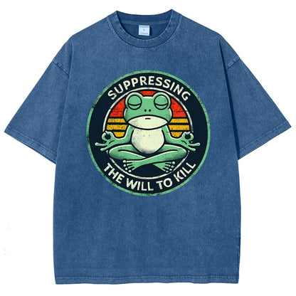 Suppressing The Will To Kill Vintage Distressed T-shirt