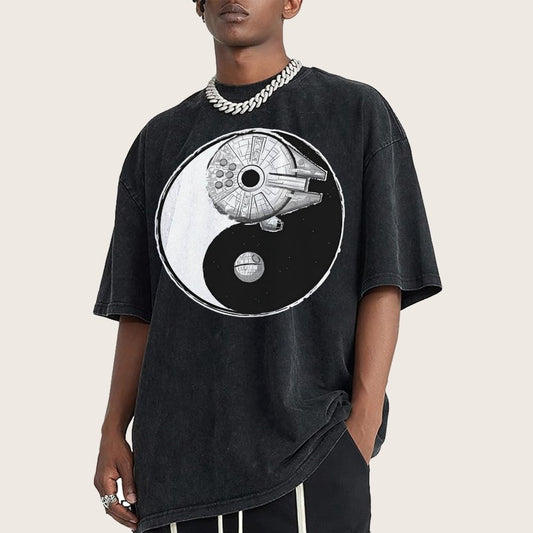 The Power Of Balance Vintage Distressed T-shirt