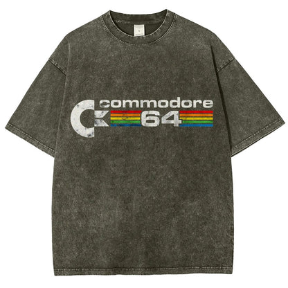 Commodore 64 Retro Vintage Distressed T-shirt
