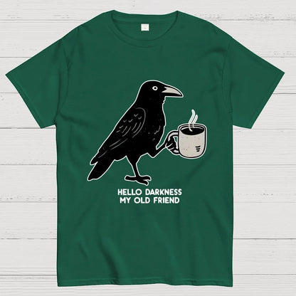 Raven Crow Coffee Unisex Geek T-Shirt