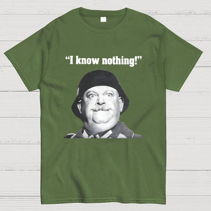 I Know Nothing Art Print Geek T-Shirt