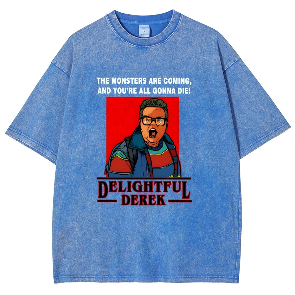 Delightful Hero Vintage Distressed T-shirt