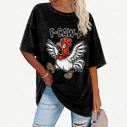 F-Caw-F Vintage Distressed T-shirt