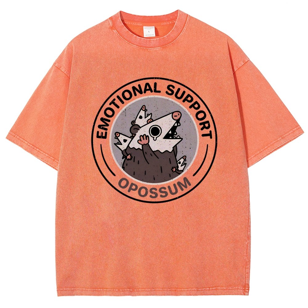 Emotional Support Possum Vintage Distressed T-shirt