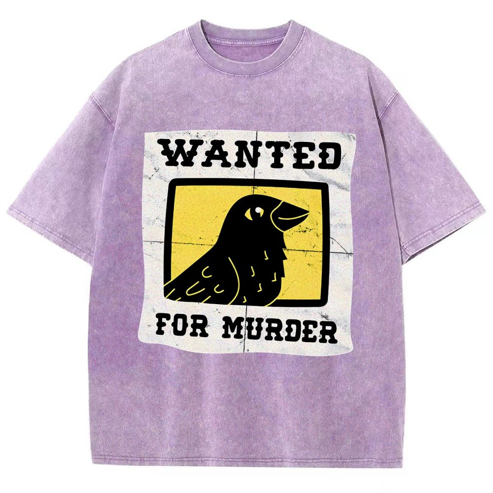 Crows Wanted Vintage Distressed T-shirt