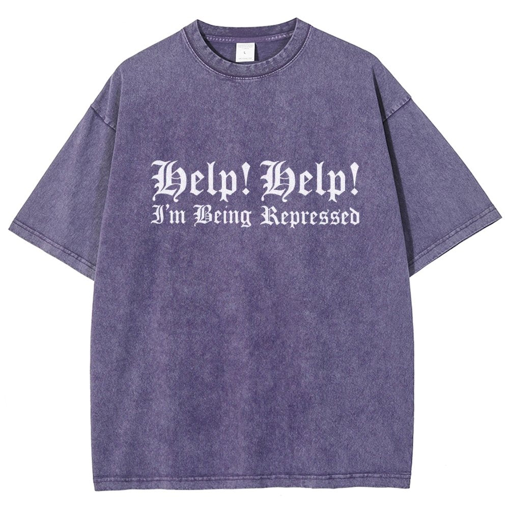 Help! Help! I'm being repressed Vintage Distressed T-shirt