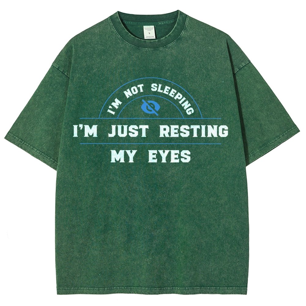Just Resting My Eyes Vintage Distressed T-shirt