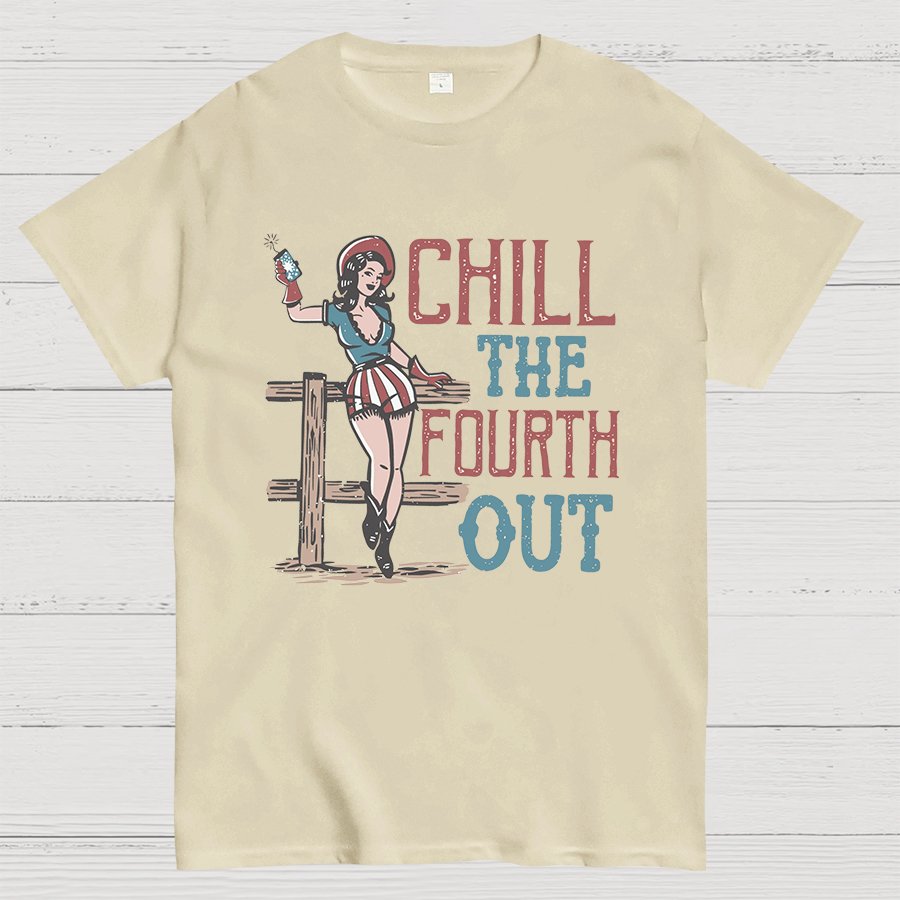 Chill The Fourth Out, 4th of July Nerdy T-Shirt