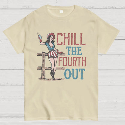 Chill The Fourth Out, 4th of July Nerdy T-Shirt