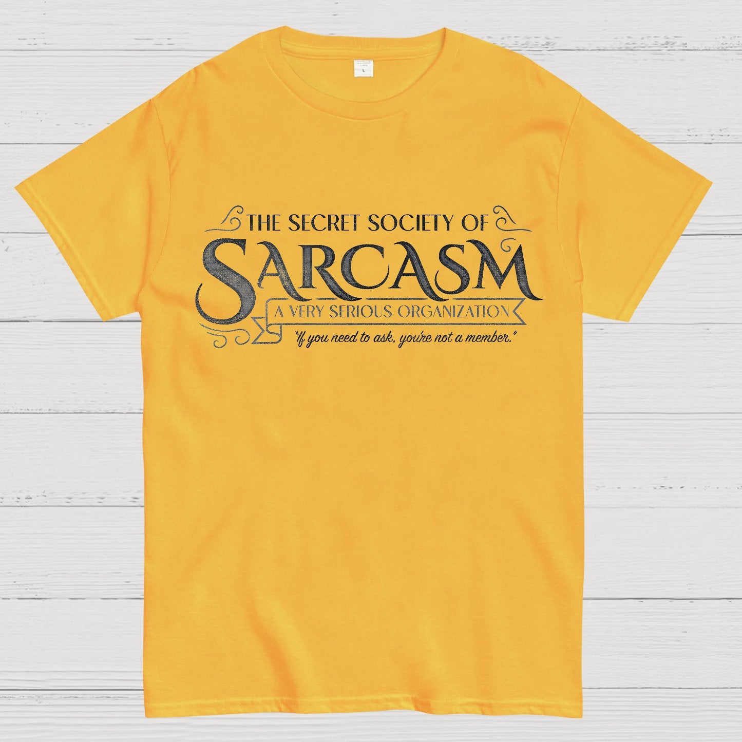 Secret Society of Sarcasm Geek T-Shirt