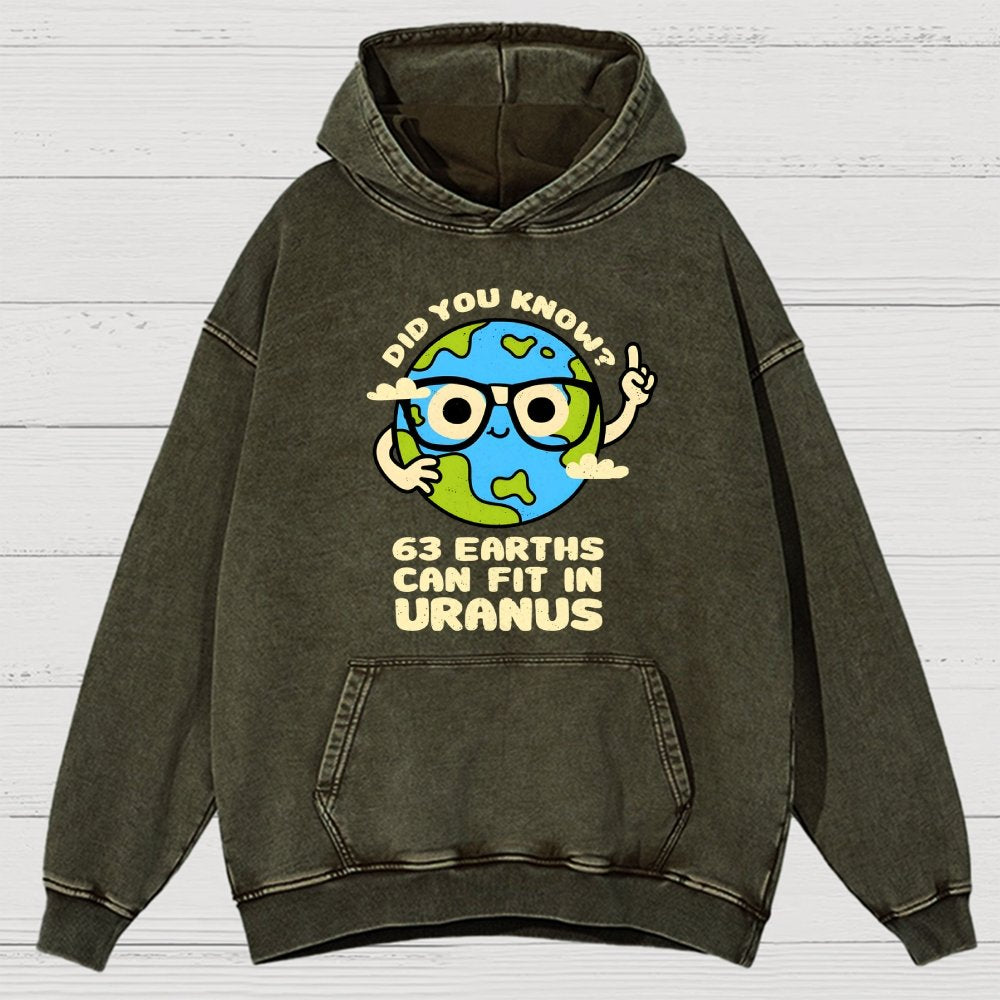 Uranus Vintage Distressed Hoodie