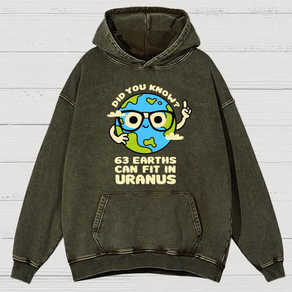 Uranus Vintage Distressed Hoodie