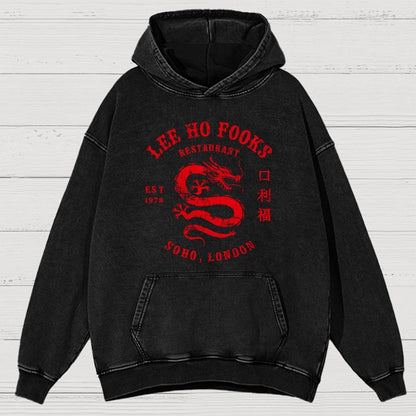 Lee Ho Fook Vintage Distressed Hoodie
